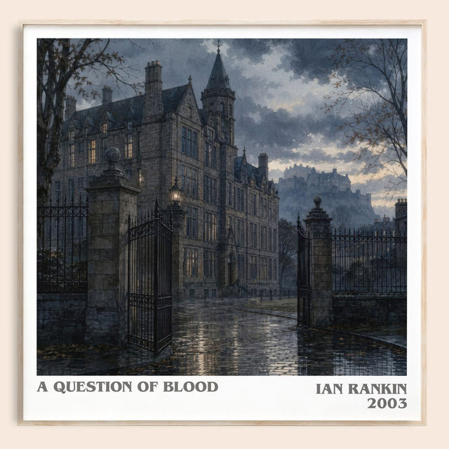 A Question of Blood Literary Art Print by Ian Rankin