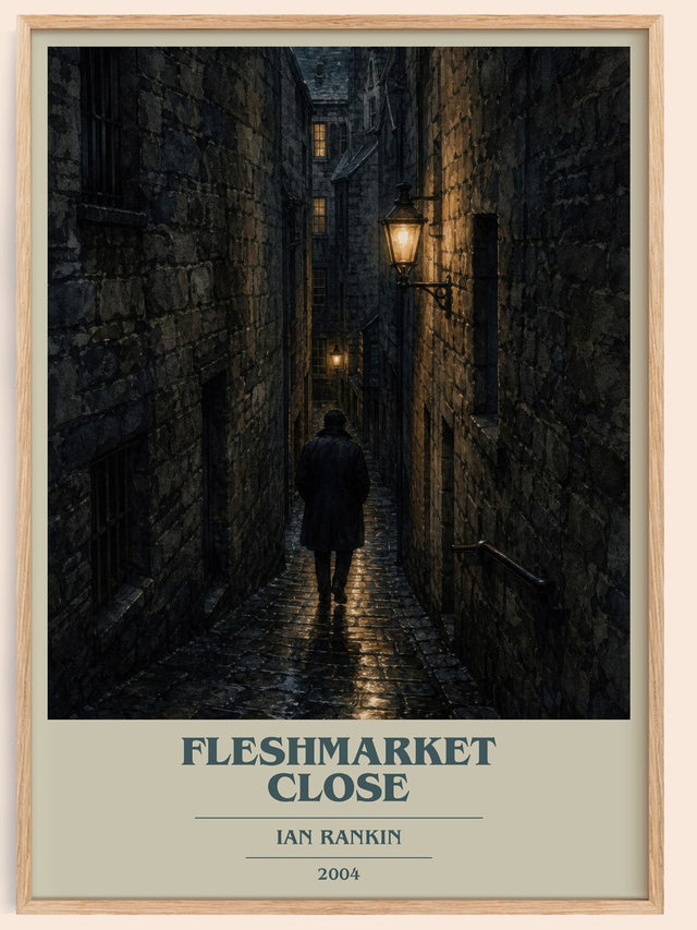 Fleshmarket Close Book Cover Poster by Ian Rankin