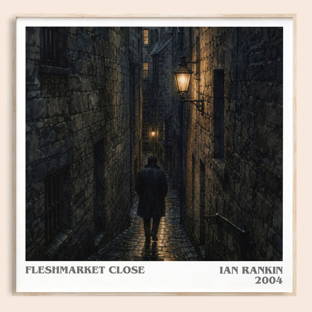 Fleshmarket Close Literary Art Print by Ian Rankin
