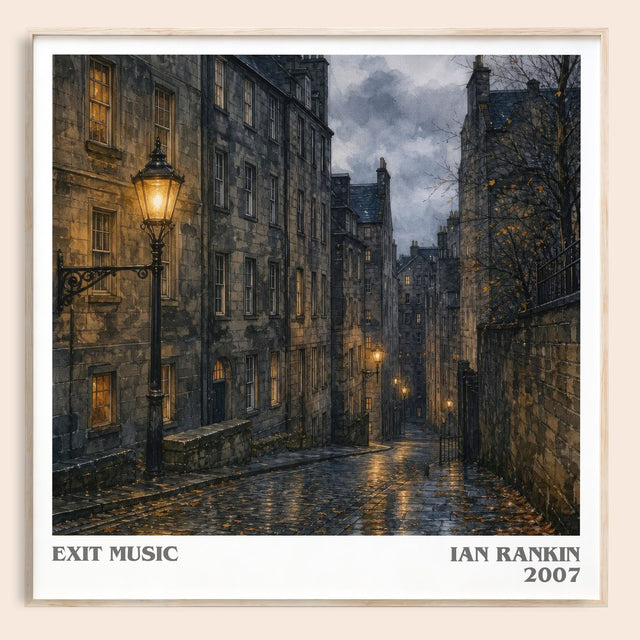 Exit Music Literary Art Print by Ian Rankin