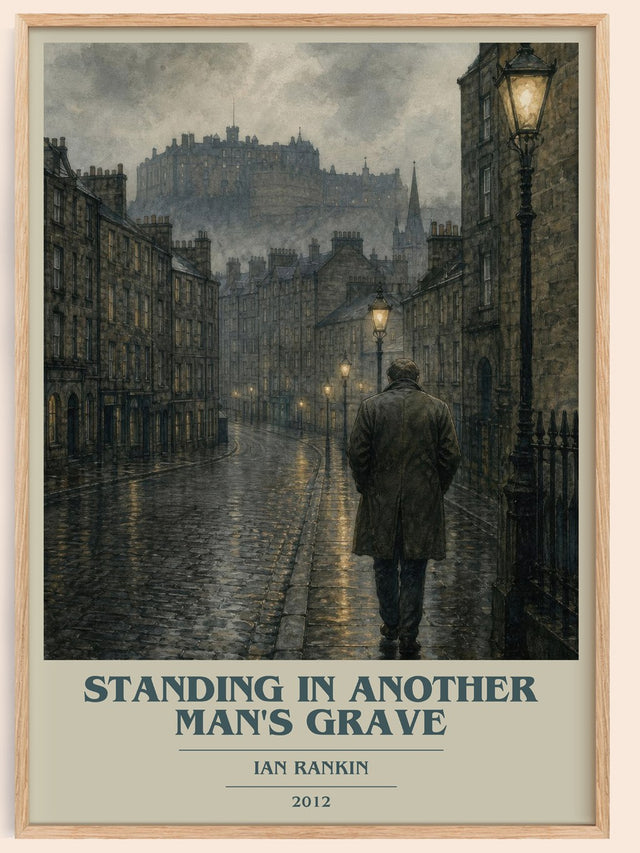 Standing in Another Man's Grave Book Cover Poster by Ian Rankin