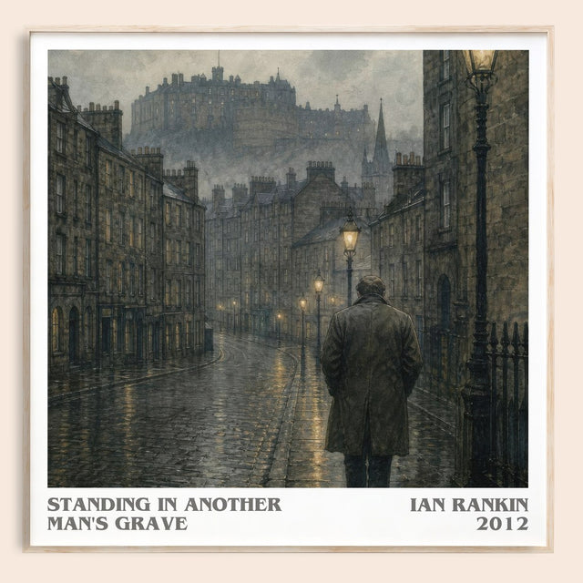 Standing in Another Man's Grave Literary Art Print by Ian Rankin