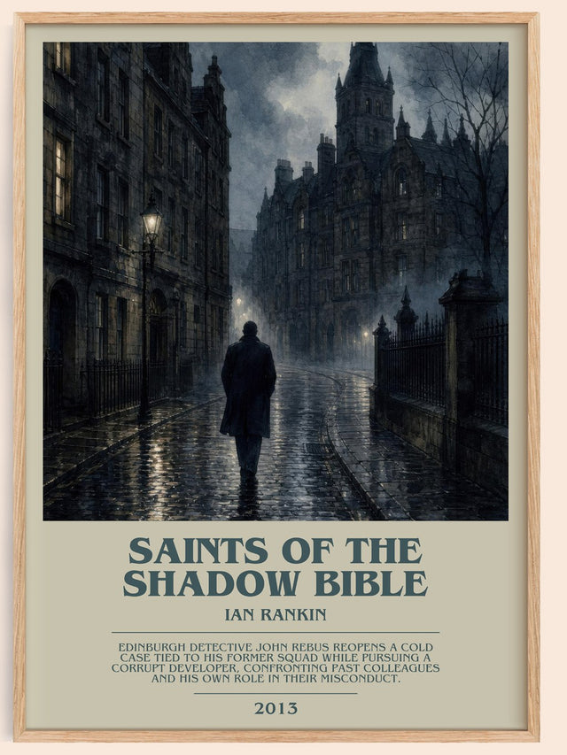 Saints of the Shadow Bible Bookish Wall Art by Ian Rankin