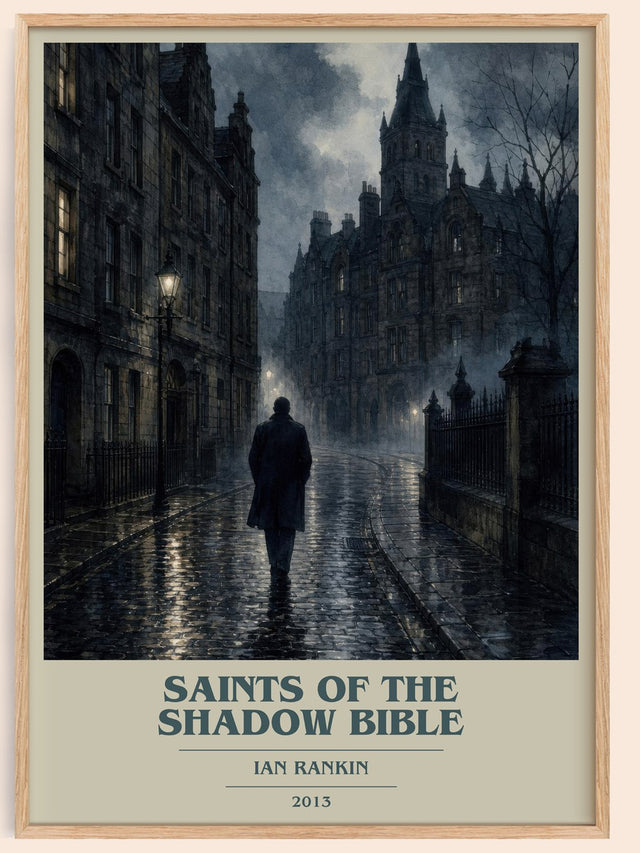 Saints of the Shadow Bible Book Cover Poster by Ian Rankin