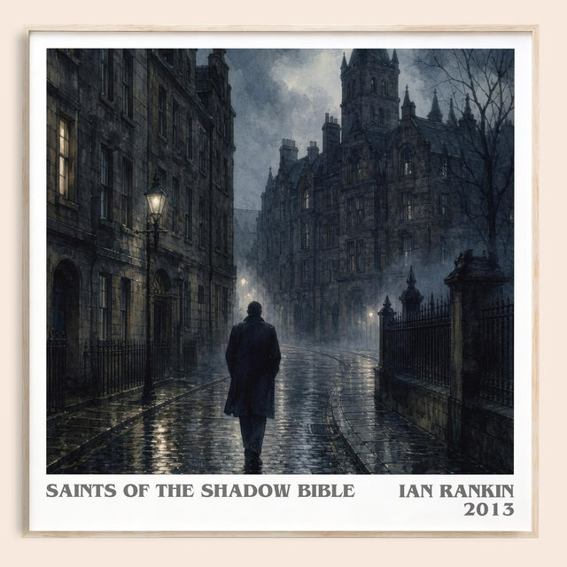 Saints of the Shadow Bible Literary Art Print by Ian Rankin