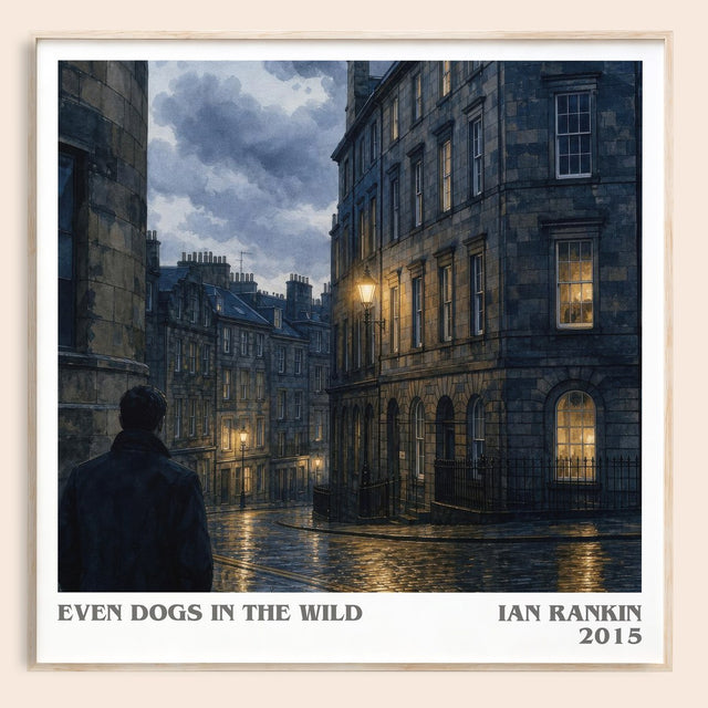 Even Dogs in the Wild Literary Art Print by Ian Rankin