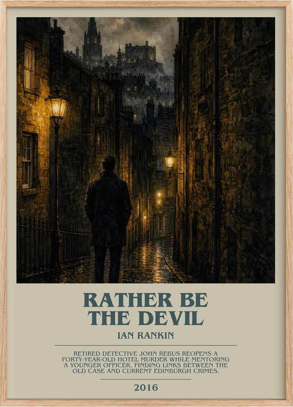 Rather Be the Devil Bookish Wall Art by Ian Rankin