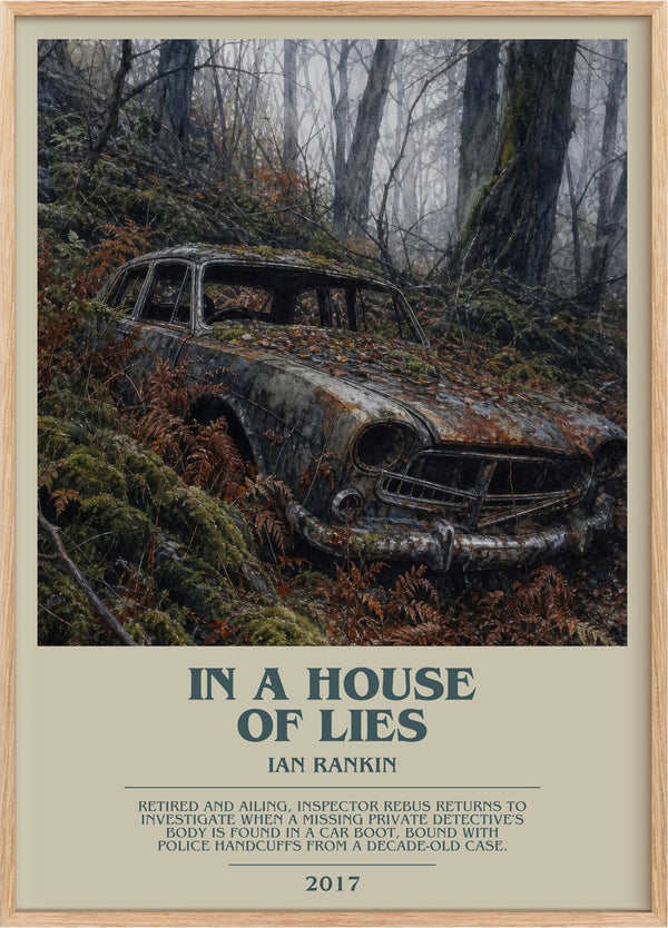 In a House of Lies Bookish Wall Art by Ian Rankin