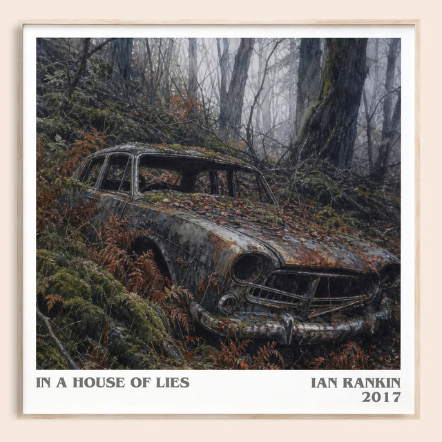 In a House of Lies Literary Art Print by Ian Rankin
