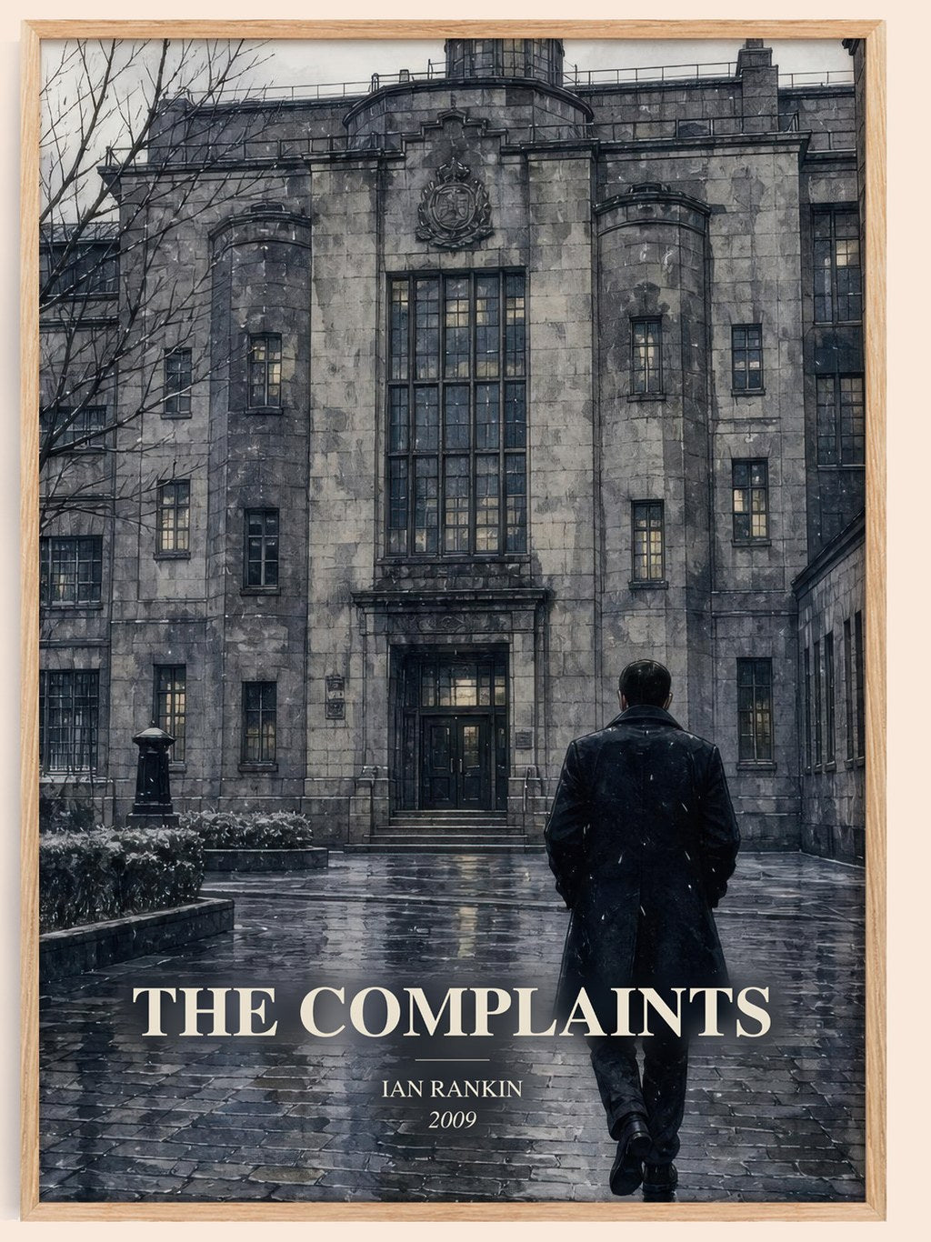 The Complaints watercolour book poster by Ian Rankin – framed literary art print