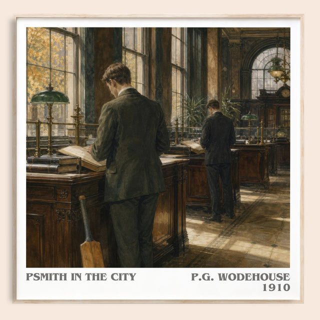 Psmith in the City Literary Art Print by P.G. Wodehouse