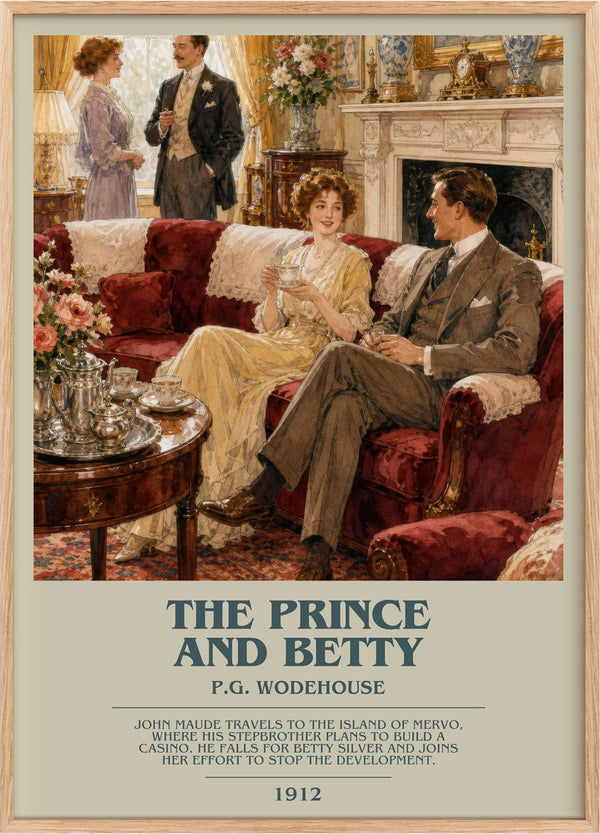 The Prince and Betty Bookish Wall Art by P.G. Wodehouse