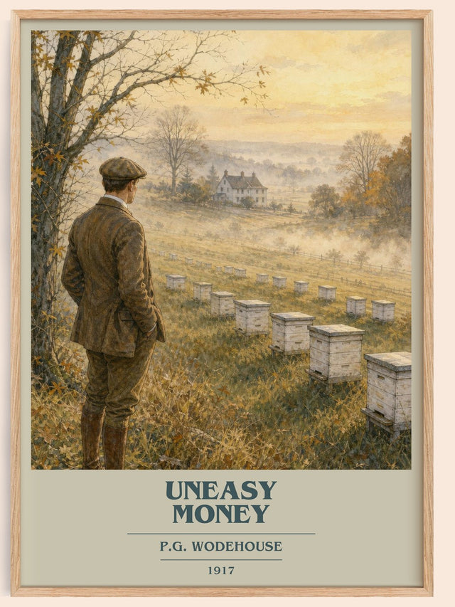 Uneasy Money Book Cover Poster by P.G. Wodehouse