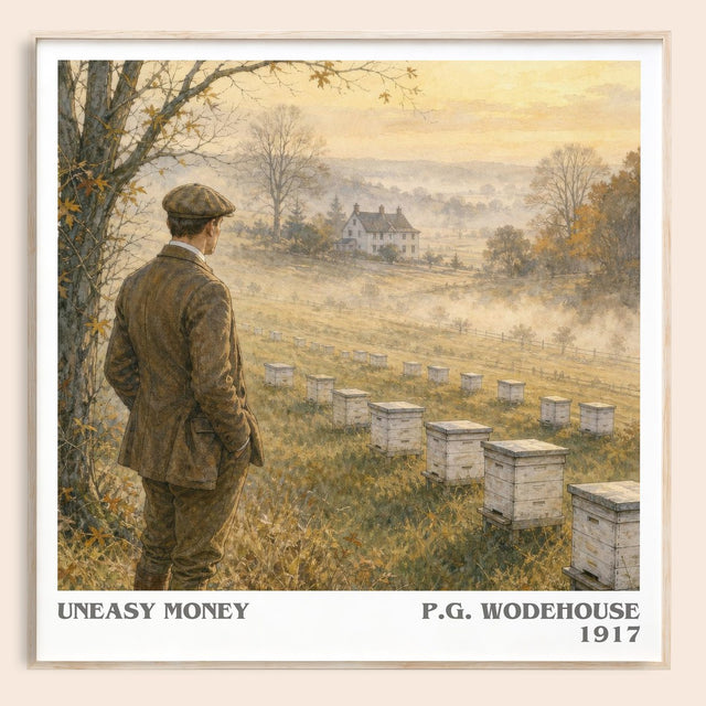 Uneasy Money Literary Art Print by P.G. Wodehouse