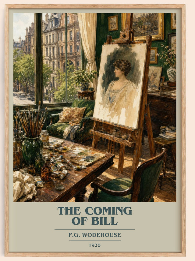 The Coming of Bill Book Cover Poster by P.G. Wodehouse