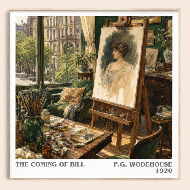 The Coming of Bill Literary Art Print by P.G. Wodehouse