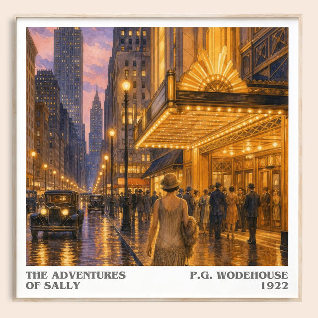 The Adventures of Sally Literary Art Print by P.G. Wodehouse