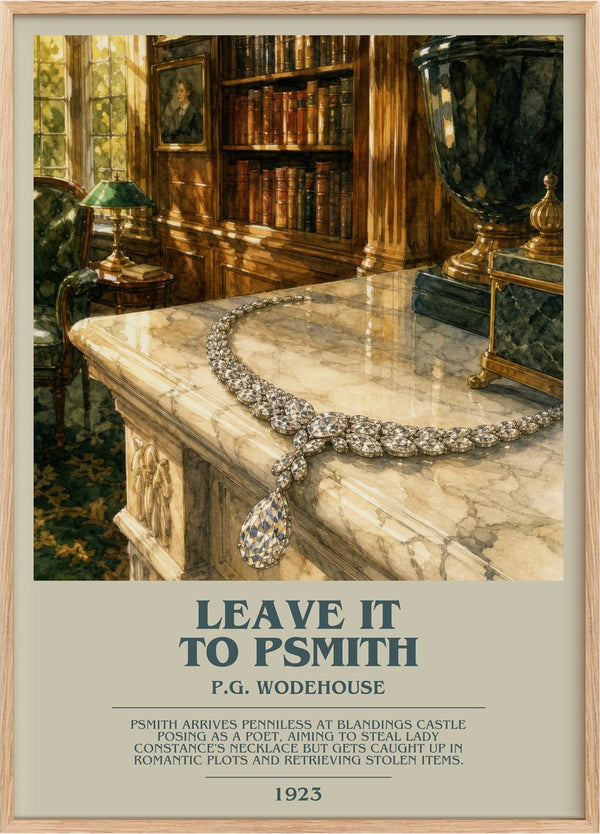 Leave It to Psmith Bookish Wall Art by P.G. Wodehouse
