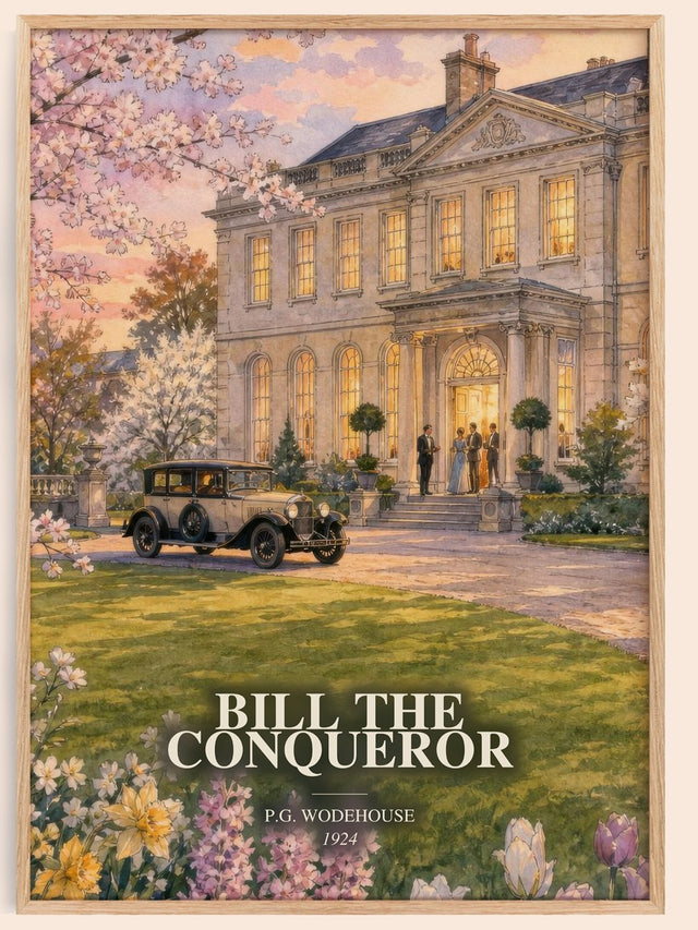 Bill the Conqueror Book Watercolour Illustration by P.G. Wodehouse