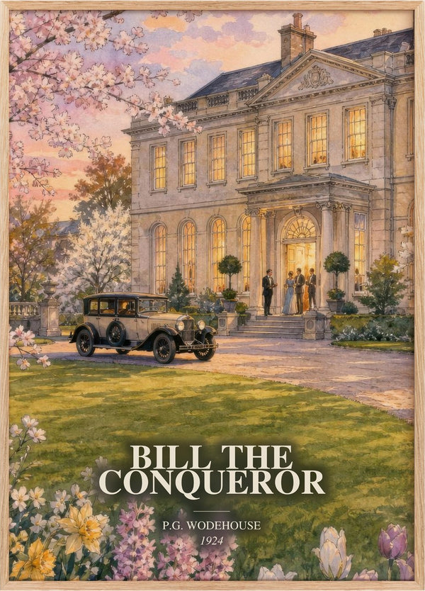 Bill the Conqueror Book Watercolour Illustration by P.G. Wodehouse