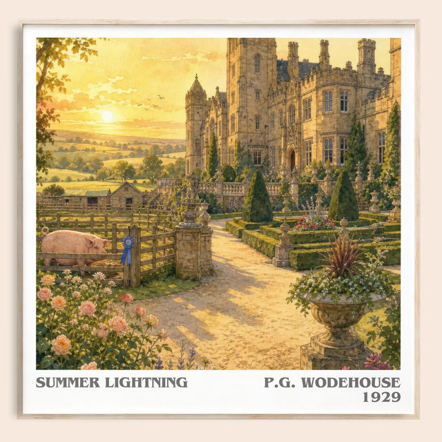 Summer Lightning Literary Art Print by P.G. Wodehouse