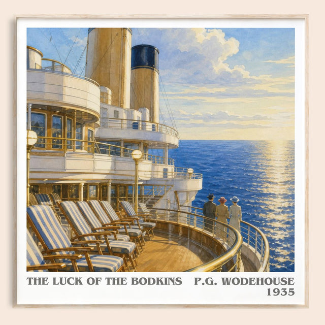 The Luck of the Bodkins Literary Art Print by P.G. Wodehouse