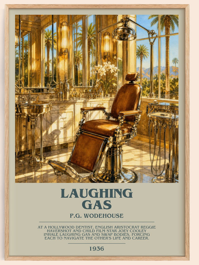 Laughing Gas Bookish Wall Art by P.G. Wodehouse