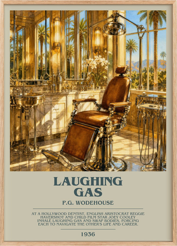 Laughing Gas Bookish Wall Art by P.G. Wodehouse