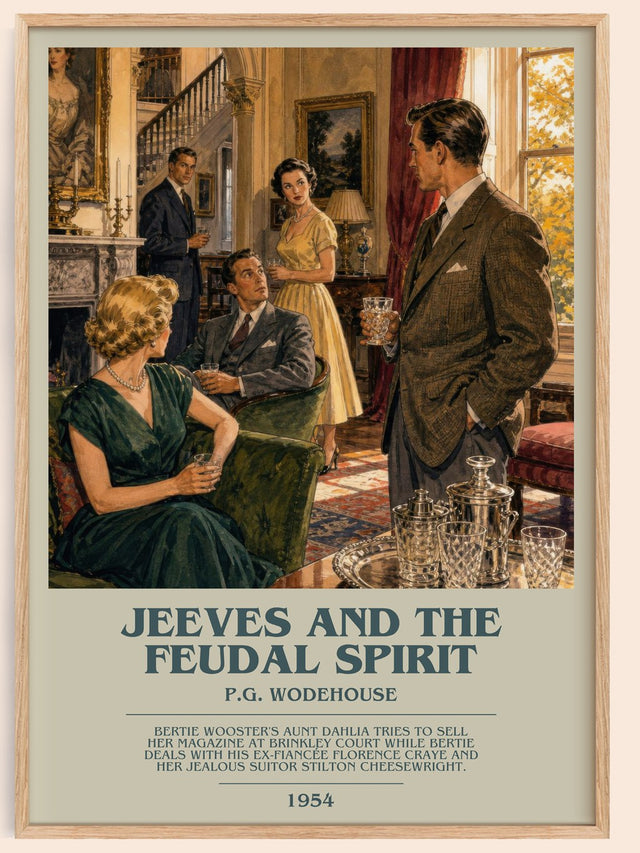 Jeeves and the Feudal Spirit Bookish Wall Art by P.G. Wodehouse