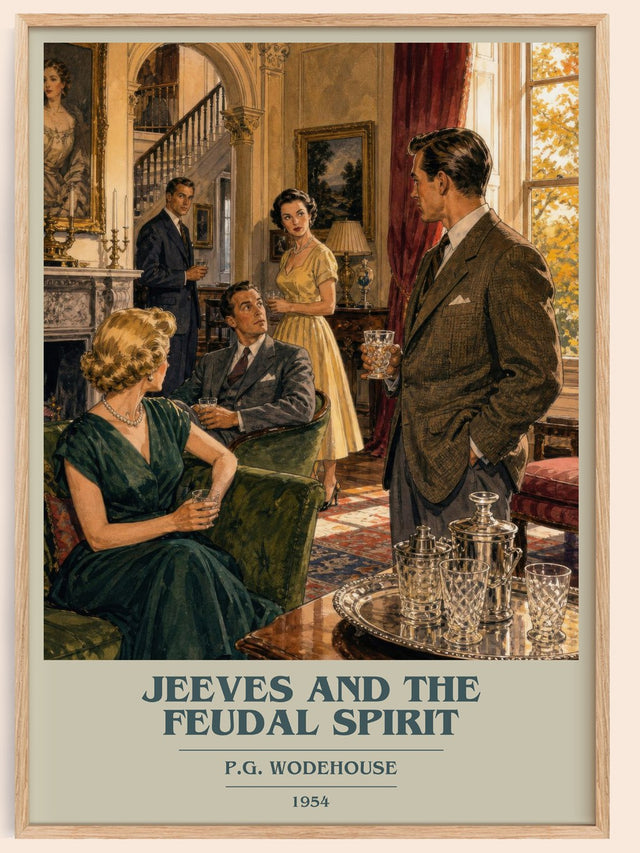 Jeeves and the Feudal Spirit Book Cover Poster by P.G. Wodehouse