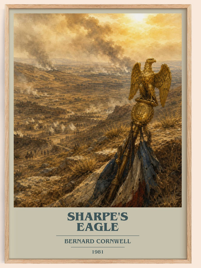 Sharpe's Eagle Book Cover Poster by Bernard Cornwell