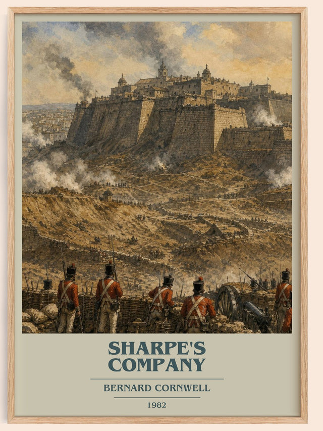 Sharpe's Company Book Cover Poster by Bernard Cornwell
