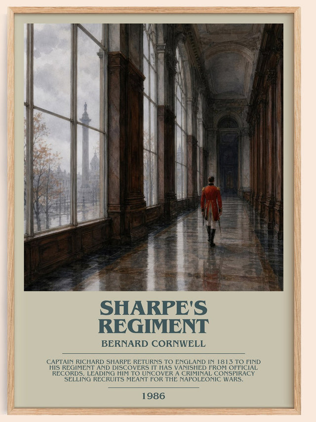 Sharpe's Regiment Bookish Wall Art by Bernard Cornwell