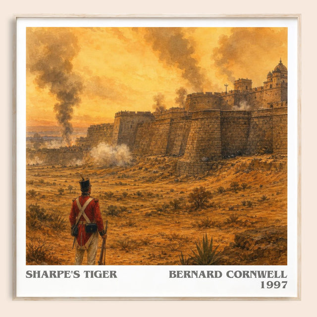 Sharpe's Tiger Literary Art Print by Bernard Cornwell