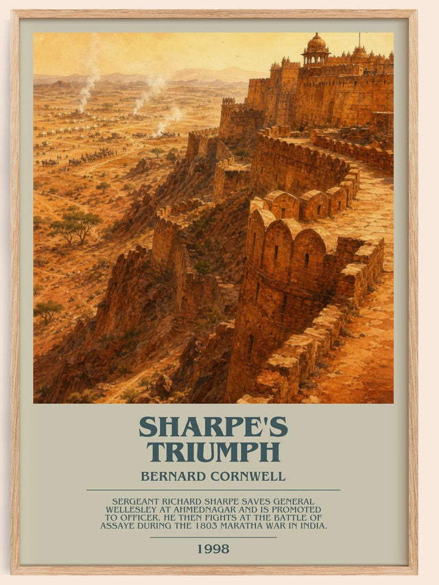Sharpe's Triumph Bookish Wall Art by Bernard Cornwell