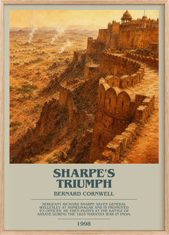Sharpe's Triumph Bookish Wall Art by Bernard Cornwell