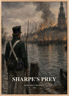 Sharpe's Prey Book Watercolour Illustration by Bernard Cornwell