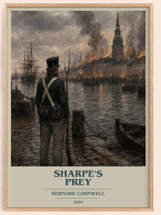 Sharpe's Prey Book Cover Poster by Bernard Cornwell