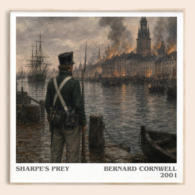 Sharpe's Prey Literary Art Print by Bernard Cornwell