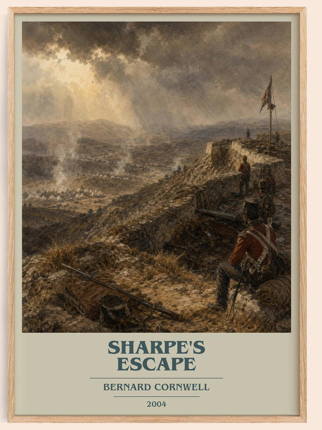 Sharpe's Escape Book Cover Poster by Bernard Cornwell