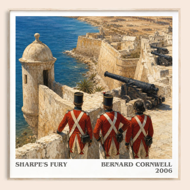 Sharpe's Fury Literary Art Print by Bernard Cornwell