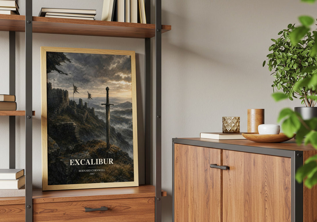 Excalibur book watercolour illustration paper finish options – matte satin gloss