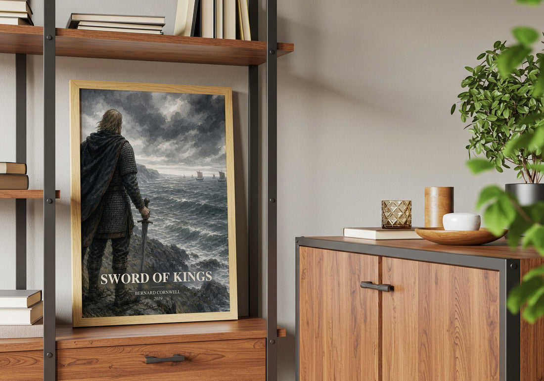 Sword of Kings book watercolour illustration paper finish options – matte satin gloss