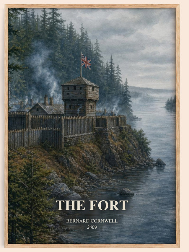 The Fort Book Watercolour Illustration by Bernard Cornwell