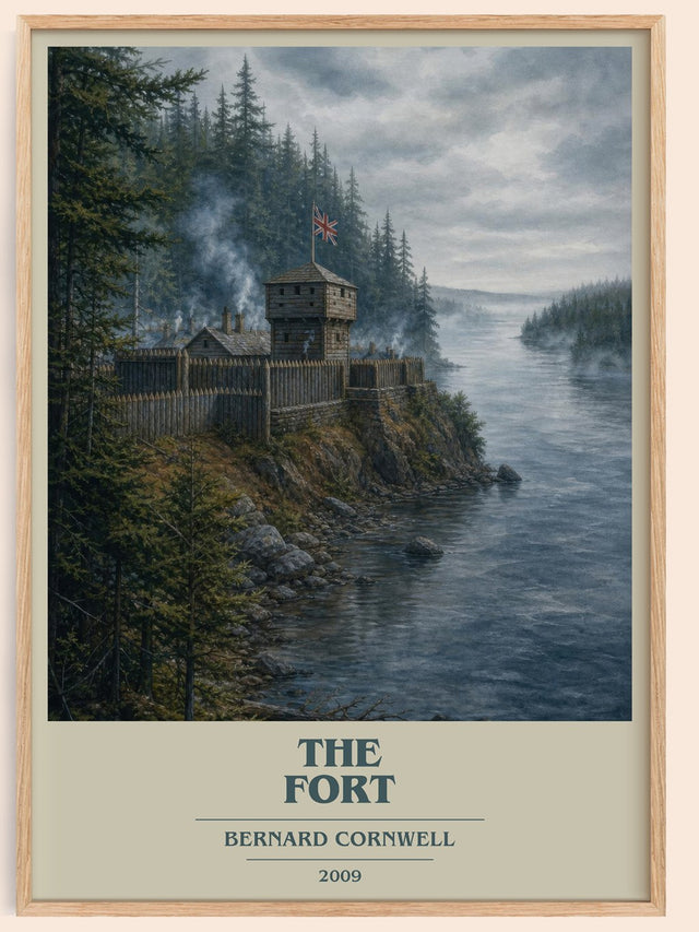 The Fort Book Cover Poster by Bernard Cornwell