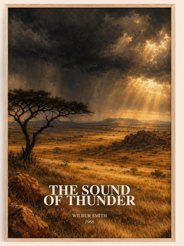 The Sound of Thunder Book Watercolour Illustration by Wilbur Smith