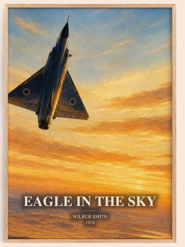 Eagle in the Sky Book Watercolour Illustration by Wilbur Smith