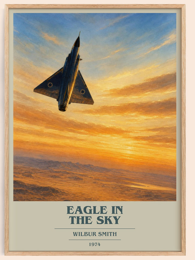 Eagle in the Sky Book Cover Poster by Wilbur Smith
