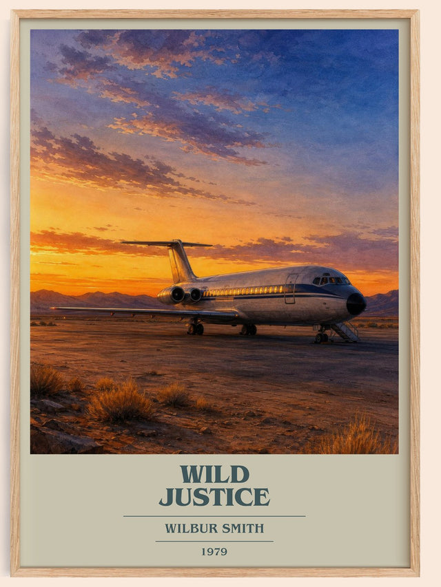 Wild Justice Book Cover Poster by Wilbur Smith