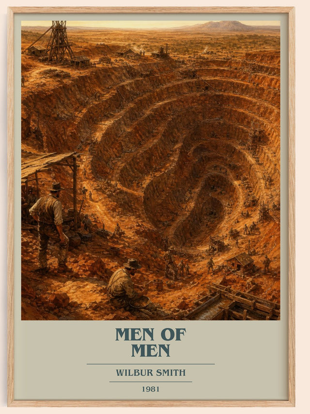 Men of Men Book Cover Poster by Wilbur Smith